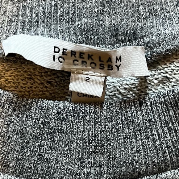 Derek Lam 10 Crosby Charcoal Sweatshirt size 2 - Picture 9 of 12